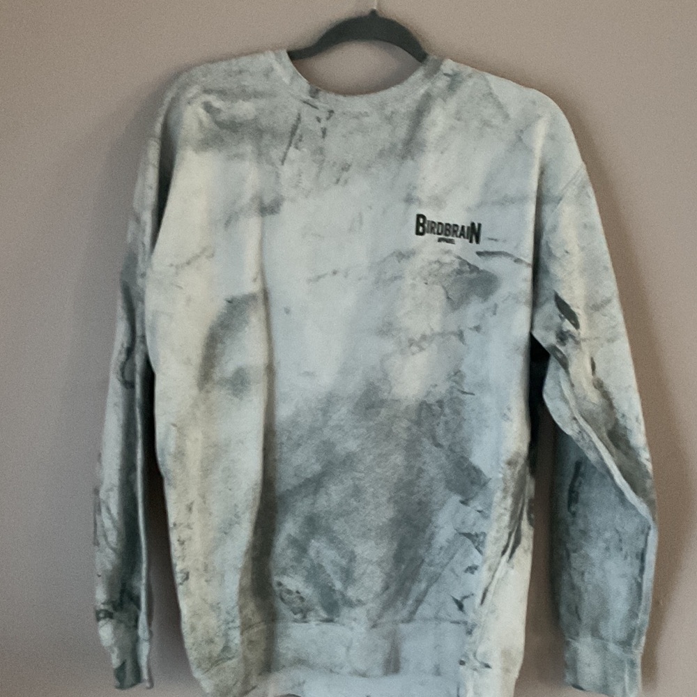 Green Tie-Dye Sweatshirt